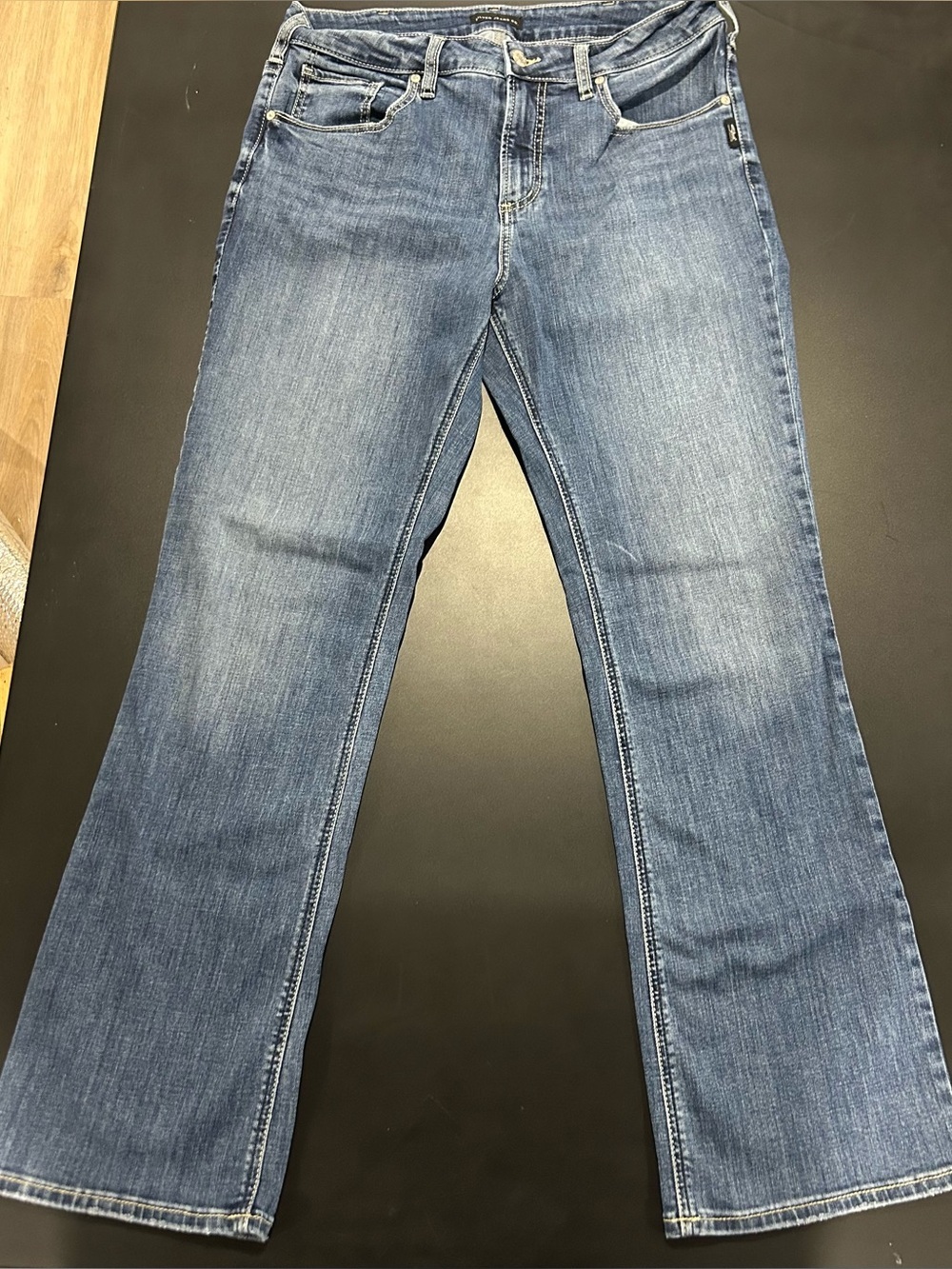 Silver Jeans Women's Flare in Deep Blue